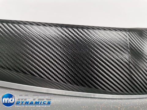 WRAPPING SERVICE - BMW F10 F11 INTERIOR TRIM SET - DEEP TEXTURED GLOSSY BLACK CARBON (MTD-TEX)