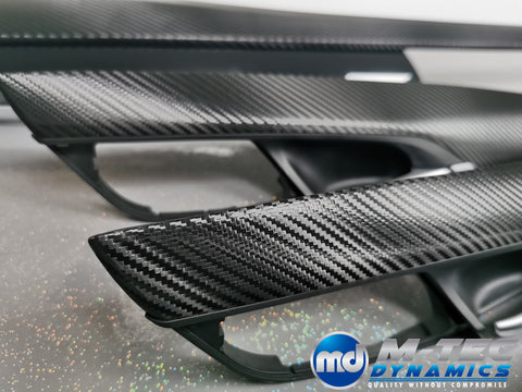 BMW X5 F15 INTERIOR TRIM SET - DEEP TEXTURED GLOSSY BLACK CARBON (MTD-TEX)