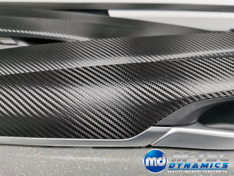 BMW X5 F15 INTERIOR TRIM SET - DEEP TEXTURED GLOSSY BLACK CARBON (MTD-TEX)