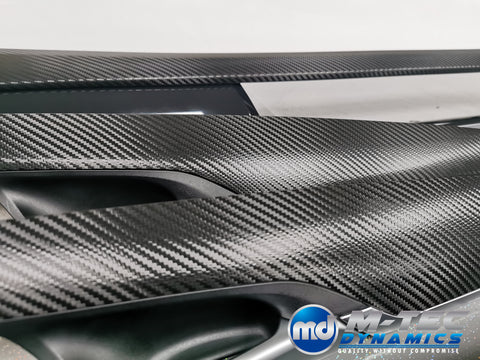 BMW X5 F15 INTERIOR TRIM SET - DEEP TEXTURED GLOSSY BLACK CARBON (MTD-TEX)