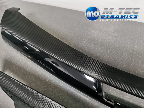 BMW X5 F15 INTERIOR TRIM SET - DEEP TEXTURED GLOSSY BLACK CARBON (MTD-TEX)