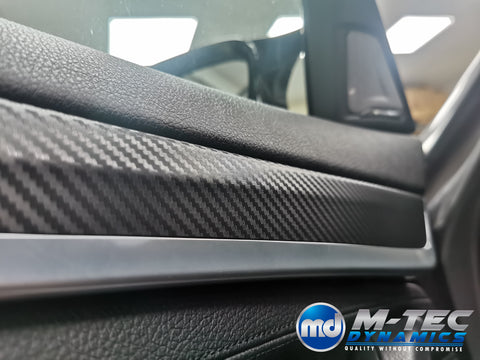 WRAPPING SERVICE - BMW F10 F11 INTERIOR TRIM SET - 3D CARBON