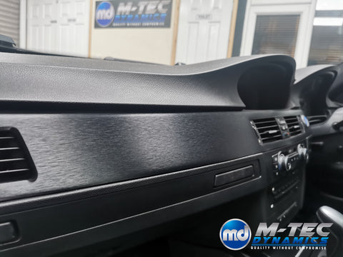 BMW E90 / E91 BLACK BRUSHED ALUMINIUM INTERIOR TRIM SET