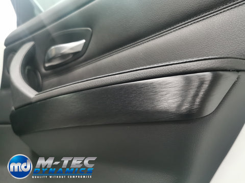 BMW E90 / E91 BLACK BRUSHED ALUMINIUM INTERIOR TRIM SET