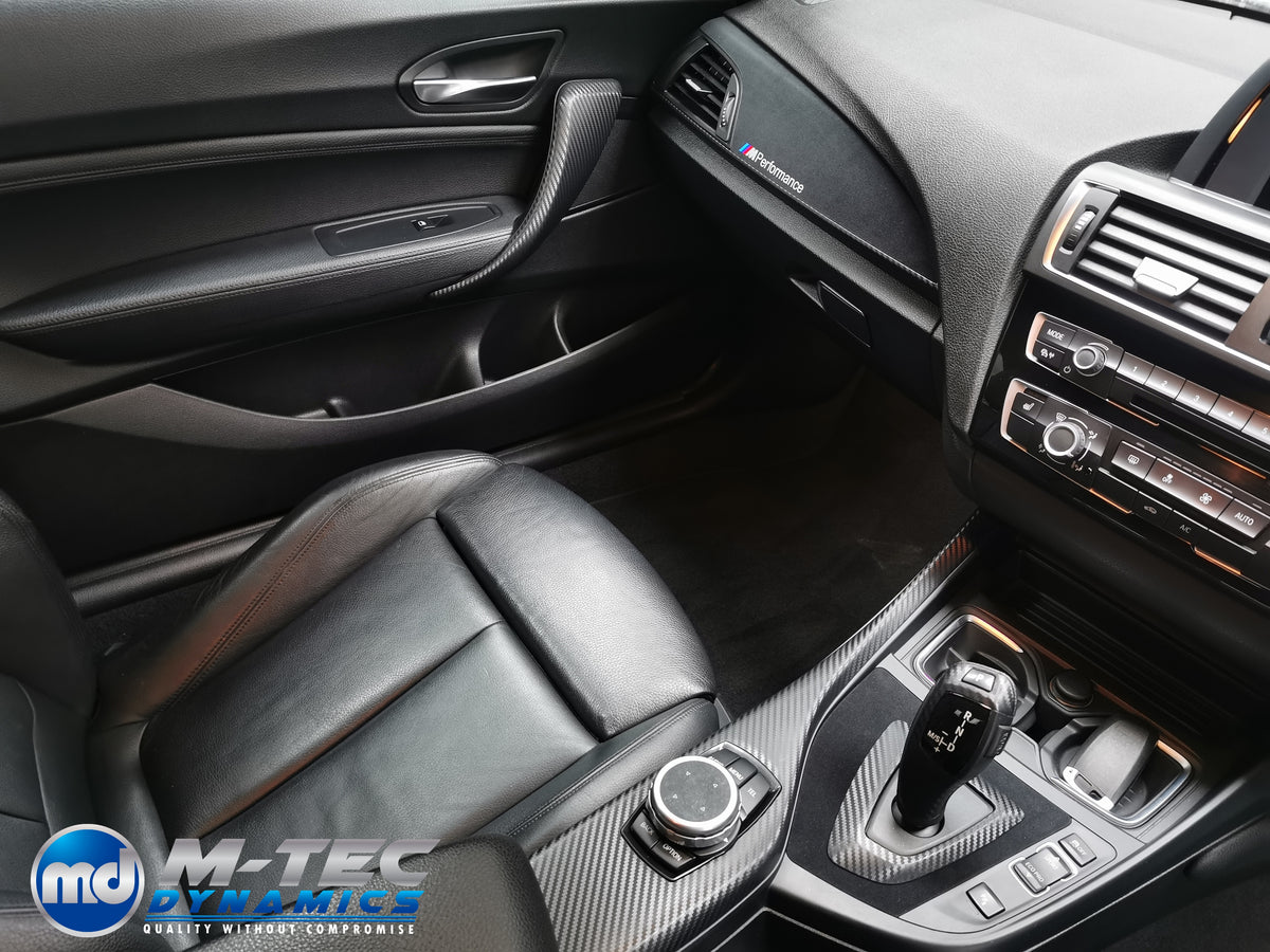 WRAPPING SERVICE - BMW F20 F21 F22 F23 PERFORMANCE STYLE INTERIOR TRIM SET - 3D CARBON / ALCANTARA