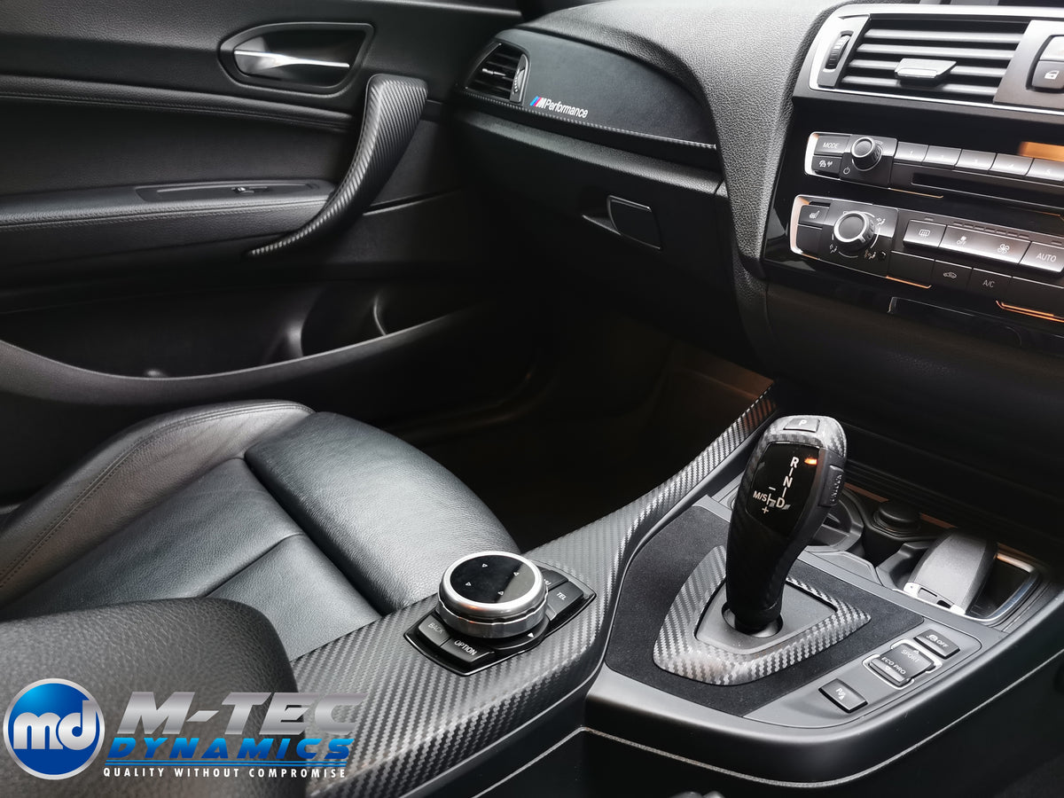 WRAPPING SERVICE - BMW F20 F21 F22 F23 PERFORMANCE STYLE INTERIOR TRIM SET - 3D CARBON / ALCANTARA