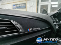 WRAPPING SERVICE - BMW F20 F21 F22 F23 PERFORMANCE STYLE INTERIOR TRIM SET - 3D CARBON / ALCANTARA