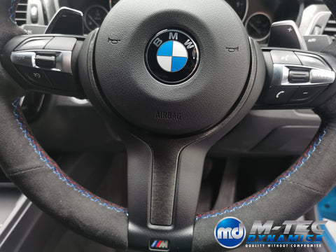 WRAPPING SERVICE - BMW F3X INTERIOR TRIM SET - BLACK BRUSHED ALUMINIUM STEEL - F30 F31 F32 F33 F36