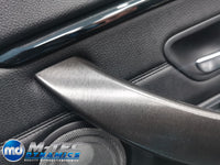 WRAPPING SERVICE - BMW F3X INTERIOR TRIM SET - BLACK BRUSHED ALUMINIUM - F30 F31 F32 F33 F36
