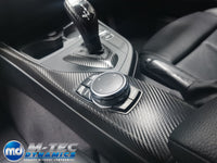 WRAPPING SERVICE - BMW F2X INTERIOR TRIM SET - TEXTURED CARBON / GLOSS BLACK ACCENT - F20 F21 F22 F23