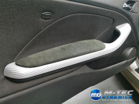 WRAPPING SERVICE - BMW E46 COUPE / CONVERTIBLE INTERIOR TRIM SET - SILVER CARBON