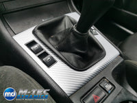 REMOVAL, WRAP & REFIT SERVICE - BMW E46 COUPE / CONVERTIBLE INTERIOR TRIM SET - SILVER CARBON