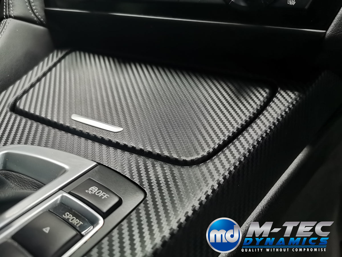 WRAPPING SERVICE - BMW 6-SERIES F06 GRAN COUPE INTERIOR TRIM SET - 3D CARBON