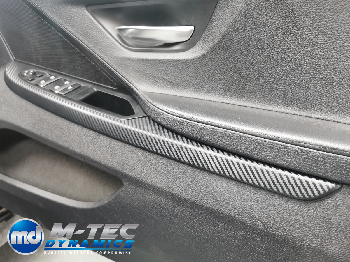 WRAPPING SERVICE - BMW 6-SERIES F06 GRAN COUPE INTERIOR TRIM SET - 3D CARBON