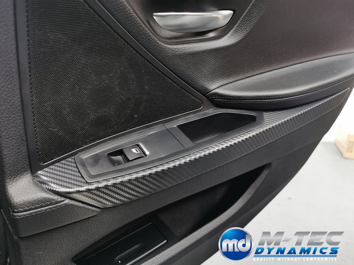 WRAPPING SERVICE - BMW 6-SERIES F06 GRAN COUPE INTERIOR TRIM SET - 3D CARBON