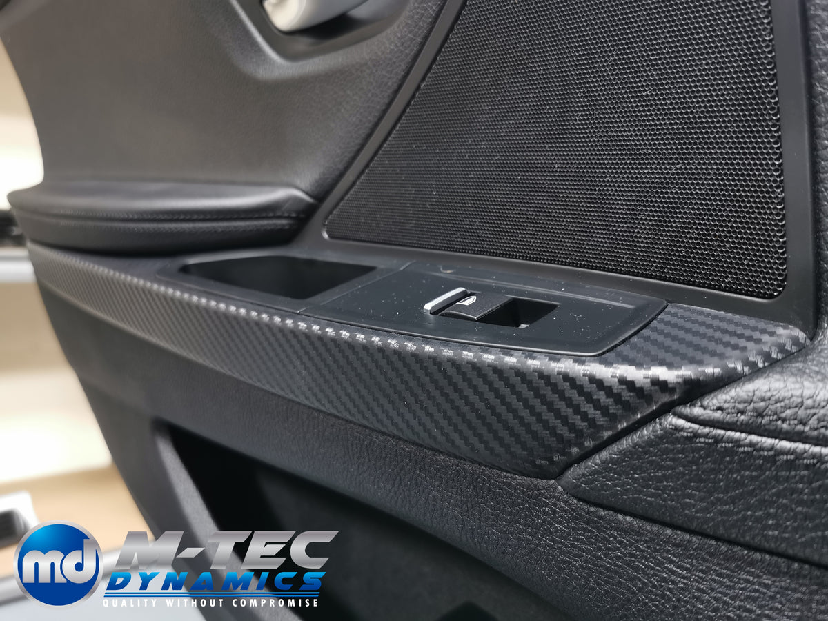 WRAPPING SERVICE - BMW 6-SERIES F06 GRAN COUPE INTERIOR TRIM SET - 3D CARBON