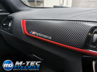 WRAPPING SERVICE - BMW F20 F21 F22 F23 LCI-2 CUSTOM INTERIOR TRIM SET - 4D CARBON / CUSTOM ACCENT TRIM