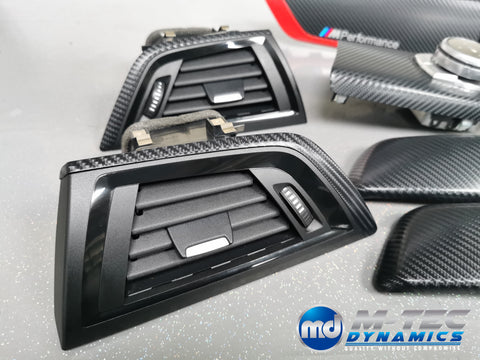 BMW F20 F21 F22 F23 LCI-2 CUSTOM INTERIOR TRIM SET - 4D CARBON / CUSTOM ACCENT TRIM - WRAPPING SERVICE