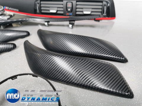 BMW F20 F21 F22 F23 LCI-2 CUSTOM INTERIOR TRIM SET - 4D CARBON / CUSTOM ACCENT TRIM - WRAPPING SERVICE