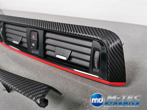 BMW F20 F21 F22 F23 LCI-2 CUSTOM INTERIOR TRIM SET - 4D CARBON / CUSTOM ACCENT TRIM - WRAPPING SERVICE