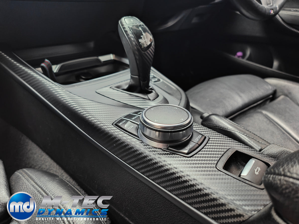 WRAPPING SERVICE - BMW F20 F21 F22 F23 LCI-2 CUSTOM INTERIOR TRIM SET - 3D CARBON