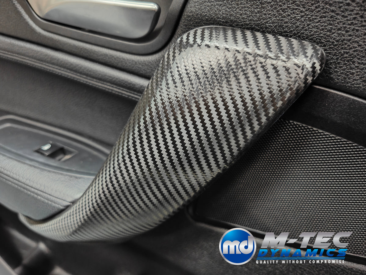 WRAPPING SERVICE - BMW F2X INTERIOR TRIM SET - TEXTURED CARBON / GLOSS BLACK ACCENT - F20 F21 F22 F23