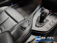 WRAPPING SERVICE - BMW F2X INTERIOR TRIM SET - TEXTURED CARBON / GLOSS BLACK ACCENT - F20 F21 F22 F23