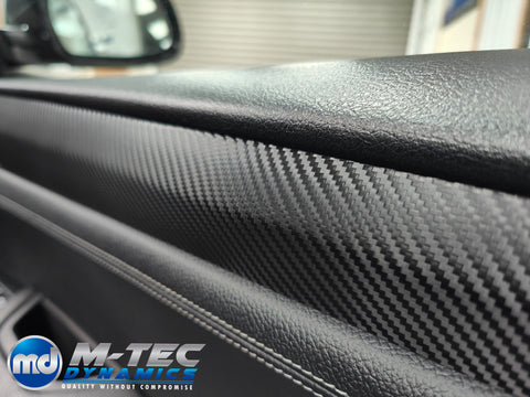 BMW X3 F25 / X4 F26 INTERIOR TRIM SET WRAPPING SERVICE - DEEP TEXTURED CARBON (MTD-TEX)