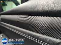 BMW X3 F25 / X4 F26 INTERIOR TRIM SET WRAPPING SERVICE - DEEP TEXTURED CARBON (MTD-TEX)
