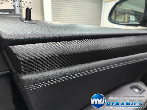 BMW X3 F25 / X4 F26 INTERIOR TRIM SET WRAPPING SERVICE - DEEP TEXTURED CARBON (MTD-TEX)