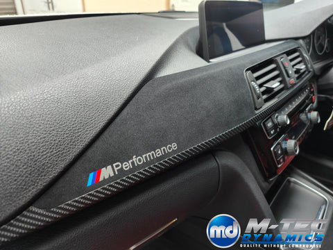 WRAPPING SERVICE - BMW F3X F8X PERFORMANCE STYLE INTERIOR TRIM SET - 4D CARBON