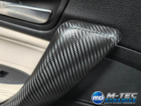WRAPPING SERVICE - BMW F2X INTERIOR TRIM SET - TEXTURED CARBON / BLUE ACCENT - F20 F21 F22 F23