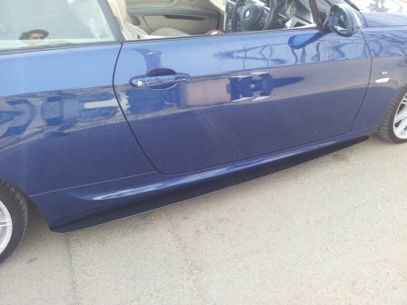 BMW E90 E92 M3 REAL CARBON FIBRE SIDE SKIRT EXTENSIONS