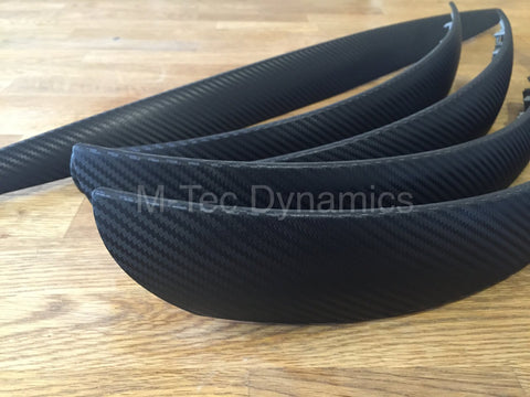 BMW E87 5DR HATCH 3D BLACK CARBON FIBRE TRIM SET