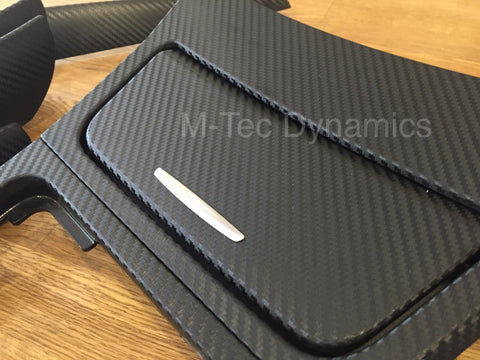 BMW E87 5DR HATCH 3D BLACK CARBON FIBRE TRIM SET