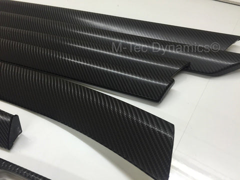 BMW E46 SALOON BLACK 4D CARBON INTERIOR TRIM SET