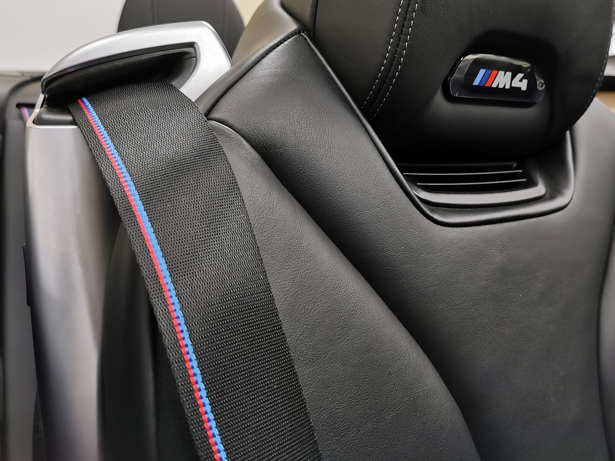 BMW E85 Z4 CONVERTIBLE SEAT BELT RE-WEBBING SERVICE - REMOVAL, RE-WEB & REFIT