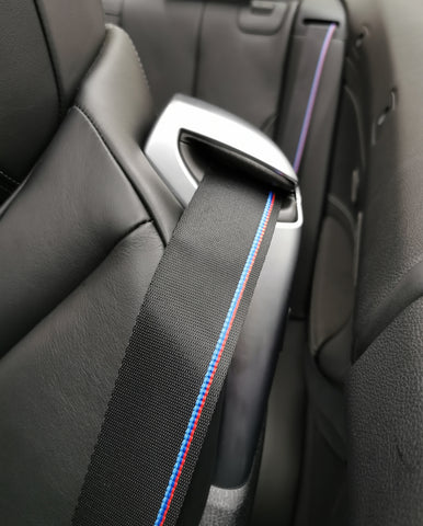BMW E85 Z4 CONVERTIBLE SEAT BELT RE-WEBBING SERVICE - REMOVAL, RE-WEB & REFIT