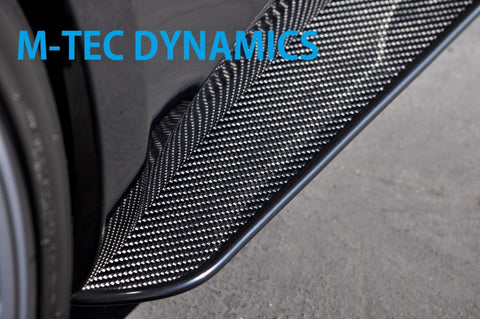 BMW E90 E92 M3 REAL CARBON FIBRE SIDE SKIRT EXTENSIONS